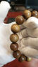 月印百川 金絲楠木手串男女款高密佛珠念珠文玩手鏈約15mm 曬單實拍圖
