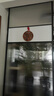 梵雅佳蘭公司LOGO企業(yè)鐵藝長(zhǎng)虹玻璃屏風(fēng)隔斷辦公室可移動(dòng)落地背景形象墻 鋼化玻璃+射燈+logo 曬單實(shí)拍圖