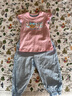 Teenie Weenie Kids小熊童裝25年夏季新款女寶寶寬松荷葉邊燈籠褲 藍色 100 cm 曬單實(shí)拍圖