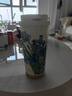 格沵（germ）梵高聯(lián)名雙飲保溫杯吸管水杯大容量學(xué)生杯女神禮物杯子500ML鳶尾 曬單實(shí)拍圖
