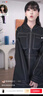 moussy&sly新品工裝休閑風設縫線長袖短款連衣裙030HSR33-1290 黑色020 S 00001/S 曬單實拍圖