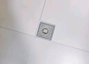 潛水艇（Submarine）奶油風(fēng)地漏銅拉絲防臭地漏蓋芯衛(wèi)生間洗衣機(jī)淋浴房快排隱形地漏 【奶油風(fēng)】淋浴快排地漏 曬單實(shí)拍圖