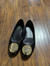Tory Burch 湯麗柏琦【線上專享】CLAIRE 芭蕾鞋女鞋TB 150824 純黑色 001 36.5 6 曬單實拍圖