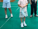 Skechers斯凱奇小學(xué)生運動(dòng)鞋女孩兒童輕質(zhì)防滑體訓鞋透氣跑步童鞋319022L 曬單實(shí)拍圖