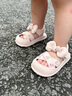 斤慕女童涼鞋寶寶鞋子夏季女寶公主鞋女孩1一3歲嬰兒學(xué)步鞋包頭軟底 粉紅色 17 內長(cháng)13cm 曬單實(shí)拍圖