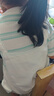 巴拉巴拉【miiiiichan IP】女童裙子兒童背帶裙2025夏牛仔假兩件 白色調(diào)00311 140 曬單實拍圖