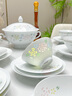 漢茗釉下彩白瓷玲瓏景德鎮(zhèn)高端餐具整套輕奢家用碗盤具套裝喬遷禮物 【性價比推薦】70件丨高端錦盒 曬單實拍圖