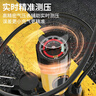 偶森高壓打氣筒自行車電動(dòng)車汽車公路車籃足球美英法嘴帶氣壓表充氣泵 曬單實(shí)拍圖
