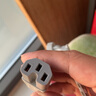 公牛電源線三孔通用電腦主機(jī)顯示器三芯帶插頭連接線電飯鍋電飯煲電炒鍋線平口凹槽品字口耦合器插座 平口/凹槽口通用【線很短謹(jǐn)慎購(gòu)買】0.5米J4N 曬單實(shí)拍圖