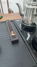 古越龍騰 實(shí)木茶桌茶臺(tái)帶燒水壺一體式陽(yáng)臺(tái)小泡茶機(jī)椅組合家庭用大板茶幾 石盤抽屜款+1琴弦4月牙 1.6米新中式四抽屜款 曬單實(shí)拍圖