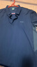 吉普（JEEP）冰絲速干短袖T恤男士polo衫夏季寬松涼感衣服男裝藏青拼深墨綠XL 曬單實(shí)拍圖