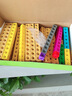 數字積木numberblocks數字方塊1-100兒童拼搭玩具 更好的30-100整數(520粒TPE方塊+ 曬單實(shí)拍圖