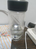 希樂玻璃杯雙層玻璃水杯高顏值男士商務(wù)辦公茶水分離杯便攜泡茶杯子 曬單實(shí)拍圖