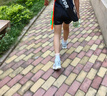 FUN ACTIVE女童短褲2025夏季新款速干彈力兒童假兩件休閑運(yùn)動(dòng)褲 曬單實(shí)拍圖