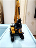 追雀益智兒童玩具車(chē)挖掘機(jī)玩具汽車(chē)挖土機(jī)鉆頭仿真模型木材運(yùn)輸車(chē)套裝 挖掘機(jī)（6木材+6石頭）十三件套 曬單實(shí)拍圖