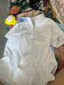 龍偉聯(lián)合2025白色襯衫女夏季女士襯衫職業(yè)裝商務(wù)通勤免燙透氣工裝襯衣修身 曬單實(shí)拍圖