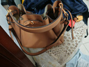 Tory Burch 湯麗柏琦【宋雨琦同款】 ROMY 手提菜籃子水桶包女包TB 166982 提拉米蘇色 227 OS 曬單實(shí)拍圖