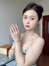 ALLOVE淺水晴和田玉手串女轉(zhuǎn)運(yùn)珠手鏈七夕情人節(jié)禮物送女朋友老婆生日 曬單實(shí)拍圖