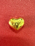 領(lǐng)豐金 黃金9999足金愛心金豆豆實心真金情人節(jié)情侶女生送人禮物 1g/顆 曬單實拍圖
