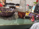 玻璃冷水壺套裝家用涼水壺杯夏季冷飲冰鎮(zhèn)果汁壺加厚冷泡茶壺 一壺一杯【570ml+200ml】 曬單實(shí)拍圖