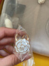 NYEF真絲絲巾女高檔100%真桑蠶方巾輕奢尊貴禮盒送長輩送老婆節(jié)日禮物 皮扣藍橘【奢華禮盒裝】 曬單實拍圖