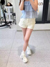 EXULL依思Q女鞋老爹鞋2025夏季新款厚底增高百搭學(xué)院風(fēng)時(shí)尚潮流百搭運(yùn)動(dòng)鞋女 米色 37 曬單實(shí)拍圖