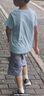 男童短褲夏季薄款2025新款兒童褲子夏天中褲工裝褲夏裝大童五分褲 BBE-K08【灰綠色】 150 曬單實(shí)拍圖