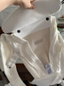 usbeesbaby新生兒橫抱背帶3D透氣護頭頸夏季透氣戶外輕便出行抱娃神器 牛奶白冰絲棉JDQ 曬單實拍圖