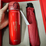 膳魔師（THERMOS）保溫杯套裝/公司禮品定制/活動伴手禮/紀(jì)念品禮物／醫(yī)師節(jié)/教師 紅色膳魔師保溫杯500ml+傘 曬單實(shí)拍圖