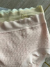 貓人4條女士?jī)?nèi)褲女純棉嬰兒棉10a桑蠶絲底襠高彈大碼中腰舒適透氣XL 曬單實(shí)拍圖