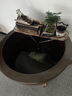 流水趣陶瓷金魚(yú)缸大號庭院院子門(mén)海睡蓮缸荷花缸老式大水缸流水循環(huán)擺件 套組】水到渠成（特大缸70cm套 曬單實(shí)拍圖