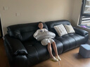 帕沙曼真皮沙發(fā)復古風客廳頭層牛皮直排意式極簡寬坐深躺躺沙發(fā)2655ZP 【USB充電】2.78米多人位 【豪華版 l 加厚頭層牛皮MP】 曬單實拍圖