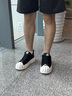 BFGN輕奢牛皮男鞋2025新款透氣貝殼頭板鞋男士?jī)?nèi)增高鞋運(yùn)動(dòng)休閑鞋子男 黑色【皮面】-高端男鞋 41 曬單實(shí)拍圖
