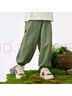 茵曼（INMAN）【暹羅兔IP】男童網(wǎng)眼透氣長褲2025夏季兒童中大童寬松休閑褲 淺豆綠 130 曬單實拍圖
