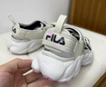 FILA斐樂(lè)兒童童鞋涼鞋2025年夏季新款男女中大童兒童涼鞋 火山灰/米綠色-FVS 37 曬單實(shí)拍圖