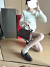 QIPUSEN品牌樂(lè)福鞋女厚底羊皮軟底皮鞋女2025秋季新品女鞋時(shí)尚百搭鞋子女 黑色 34 曬單實(shí)拍圖