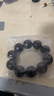 妍韻珠寶奢藏級(jí)爆滿金星印度小葉紫檀手串檀香佛珠手鏈25mm重102克 曬單實(shí)拍圖