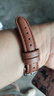 添賦適用vivo watch gt表帶真皮iqoo watchgt小蠻腰vivo手表帶watchgt智能配件替換帶女 摩卡棕銀扣【小蠻腰真皮表帶】 VIVO WATCH GT-配銀色連接器22mm 曬單實(shí)拍圖