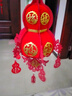 OEIN端午節(jié)裝飾五月節(jié)葫蘆燈籠手工宮燈場(chǎng)景布置掛件客廳商場(chǎng)福字陽(yáng)臺(tái) 大號(hào) 直徑約32厘米 高約71厘米 無(wú)紡布葫蘆4個(gè)裝 曬單實(shí)拍圖
