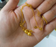 周大福 愛(ài)心花生吊墜黃金項(xiàng)鏈(工費(fèi)520)40cm 約5.4g F231286七夕 曬單實(shí)拍圖
