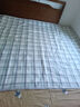 A類(lèi)母嬰級竹纖維涼席兒童單雙人夏季可機洗空調席學(xué)生宿舍可折疊 大格-灰綠 1.8米床 180cm*200cm 涼席單件 曬單實(shí)拍圖