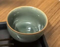 祥業(yè)汝窯茶杯主人杯單杯家用陶瓷茶盞功夫茶具喝茶品茗杯子冰裂紋茶碗 哥窯心悅天香品茗杯-10杯 曬單實拍圖