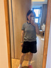 Navigare意大利小帆船短袖條紋T恤衫女25夏季新品圓領(lǐng)百搭體恤衫時(shí)尚上衣 黑白條紋 M 曬單實(shí)拍圖