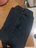 左斯客夏季中國風(fēng)亞麻短袖唐裝男復古五分袖漢服棉麻居士服大碼半 藍色 M80中袖 5XL 曬單實(shí)拍圖