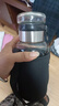 【送杯套】大容量加厚玻璃杯子便攜噸噸杯茶水分離帶杯套泡茶水杯 透明 1000ml噸噸桶 1只裝 曬單實拍圖