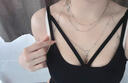 ONEVAN925純銀胸鏈身體鏈歐美bodychain性感比基尼bikini鎖骨鏈女感 銀色【身體鏈+項(xiàng)鏈】套裝 送精美 曬單實(shí)拍圖