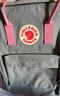 北極狐FJALLRAVEN雙肩包戶外通勤男女學(xué)生書(shū)包大容量電腦包kanken背包 霧灰粉帶 中號(hào)16L classic可容納14寸電腦 曬單實(shí)拍圖