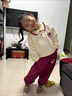 G.DUCKKIDS童裝女童春裝套裝兒童服裝小童春裝運動衛(wèi)衣兩件套1-3女寶寶衣服 粉紅色草莓熊【春秋款】 90 尺碼1~2歲【 80-90cm】 曬單實拍圖