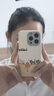 圣圖朗小羊皮可愛熊貓適用phone15promax蘋果14手機(jī)殼新款16pro情侶12男女生防摔11磨砂硅膠13全包保護(hù)套 小羊皮 -杏白底四只貓咪Lucky iPhone 14 Pro 曬單實(shí)拍圖