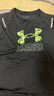 安德瑪（Under Armour）男童春夏季運動休閑涼感吸濕速干短袖T恤243120154 黑色 150cm  曬單實拍圖